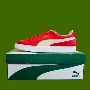 Puma Suede Vintage High Risk Red Shoes